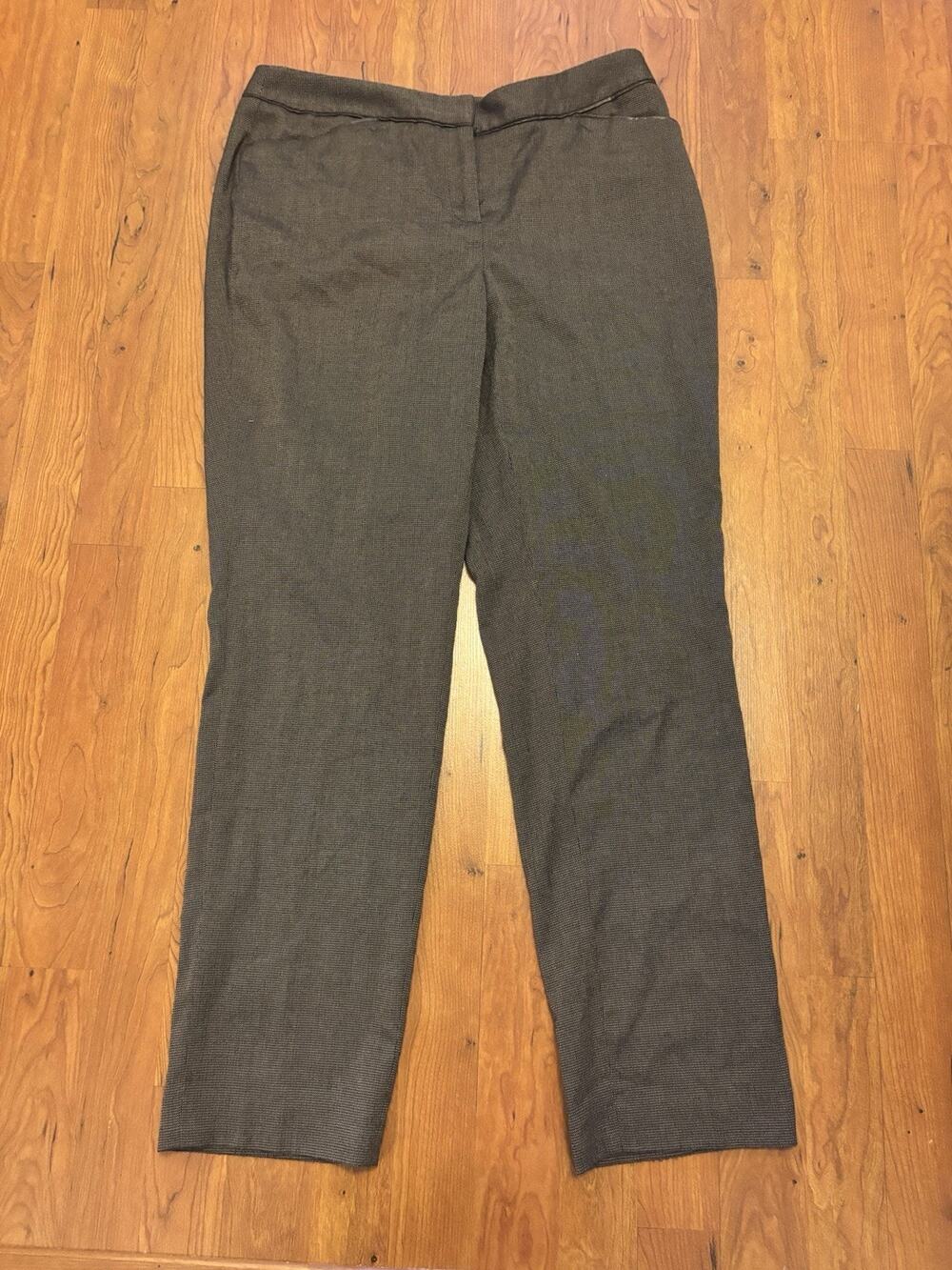 Rafaella Women Gray Dress Pants 8 Petites